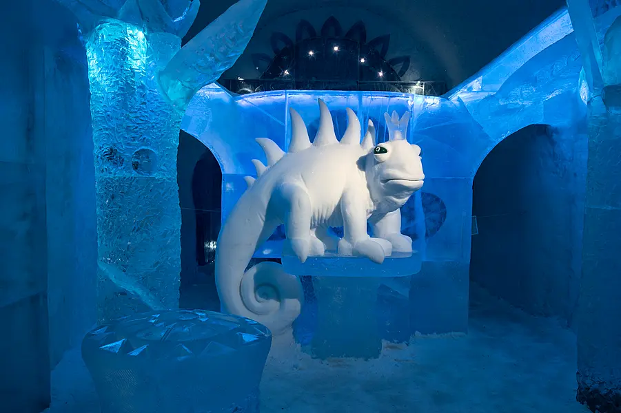 The 'Dreaming In A Dream' suite (icehotel.com/Kestutis Musteikis & Vytautas Musteikis/Asaf Kliger/PA)