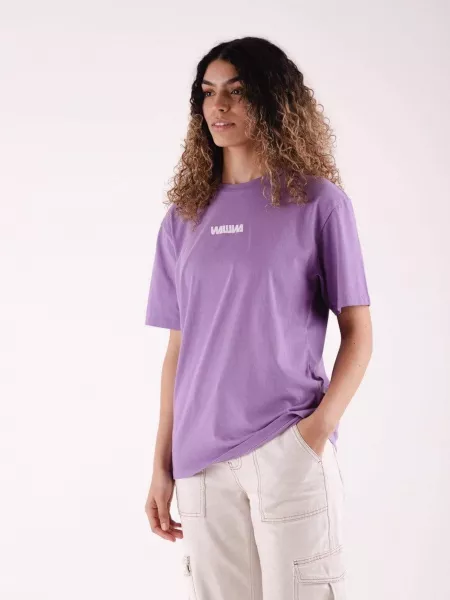 Wawwa Basic Logo T-Shirt Lilac