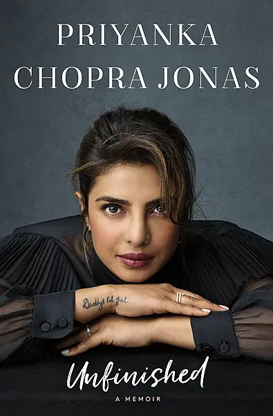 Book jacket of Unfinished by Priyanka Chopra Jonas (Michael Joseph/PA)