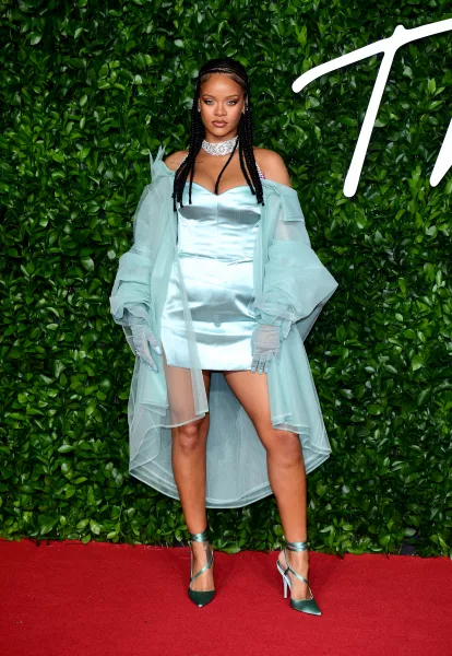 Rihanna wearing Fenty at the Fashion Awards 2019 