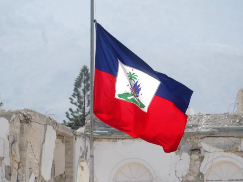 The flag of Haiti (PA)
