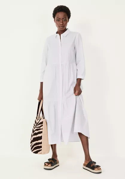 Hush Cersie Cotton Poplin Midi Dress; Eden Shoulder Bag; Woodstock Sandals