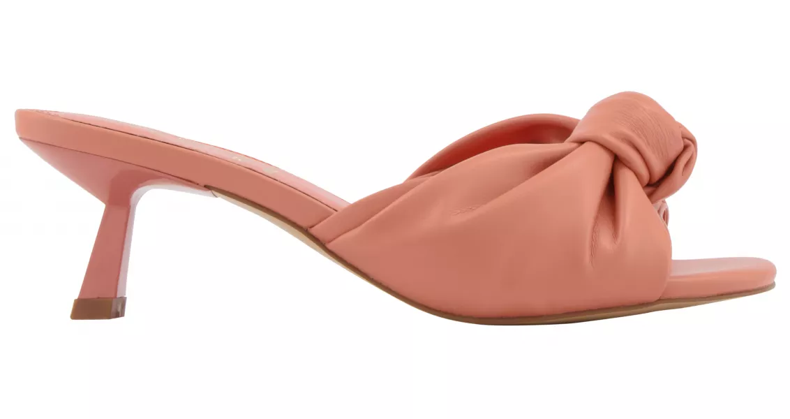 Office Makeover Knot Mules Coral