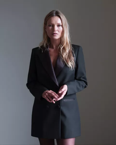 Kate Moss for Self-Portrait AW21 Pre-Collection Campaign