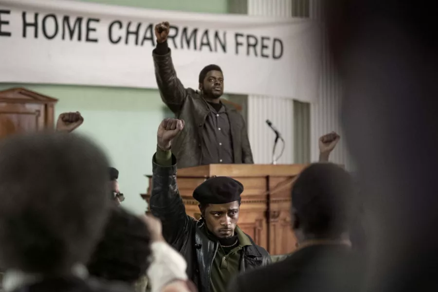 Daniel Kaluuya as chairman Fred Hampton and LaKeith Stanfield as Bill O’Neal in Judas And The Black Messiah (Warner Bros. Entertainment Inc./Glen Wilson)