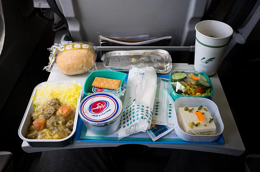 airplane meal