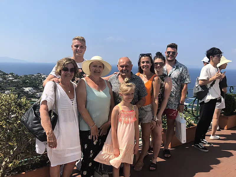 Kym Marsh & family on holiday (Kym Marsh/PA)