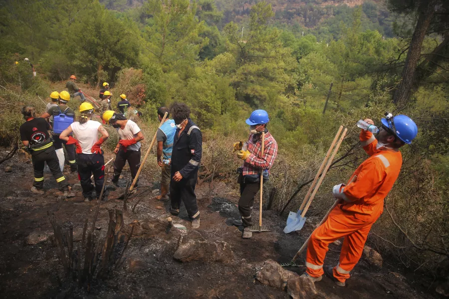 Volunteer firefighters