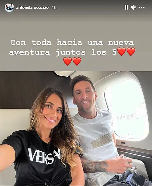 Lionel Messi's wife revealed the couple 