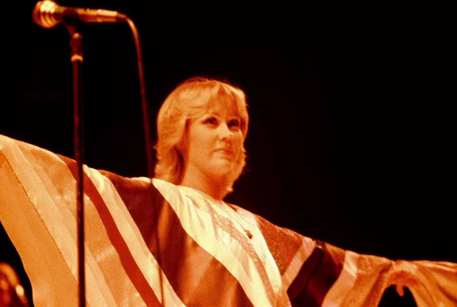 Agnetha Faltskog, from Swedish pop group ABBA