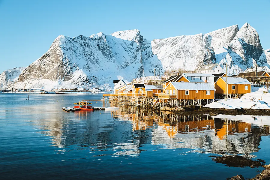 Lofoten Islands archipelago, Norway (Alamy/PA)