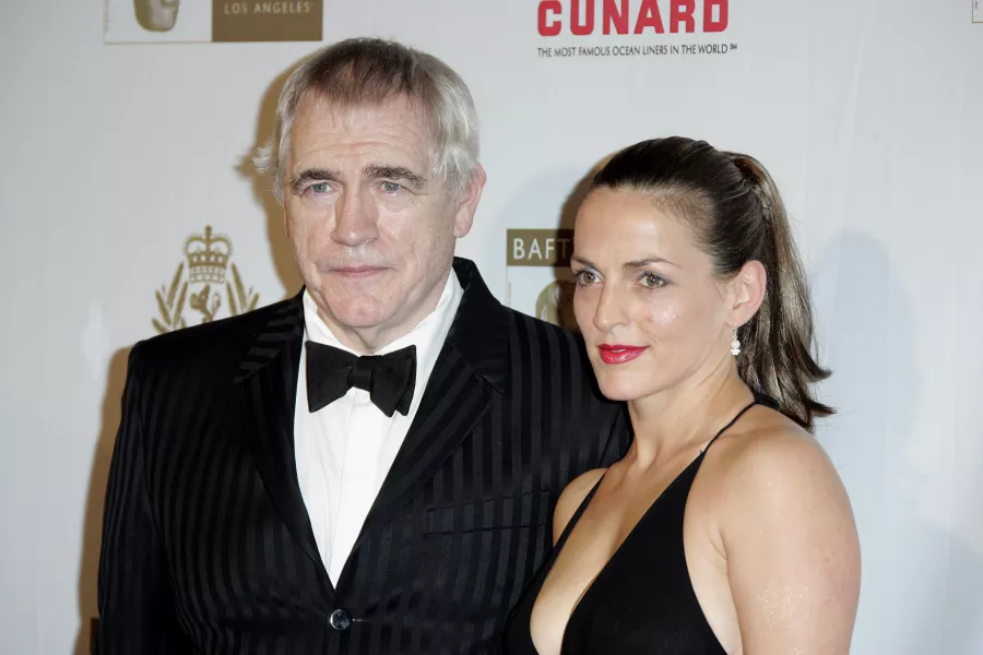 Brian Cox and his wife, Nicole, in 2005 (Alamy/PA)