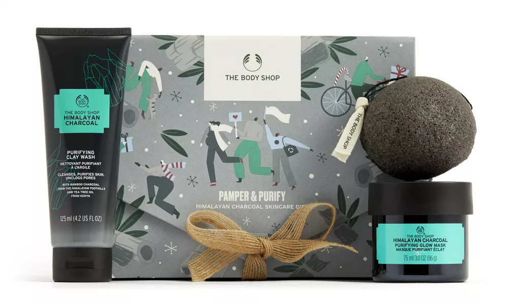 The Body Shop Pamper & Purify Himalayan Charcoal Skincare Gift