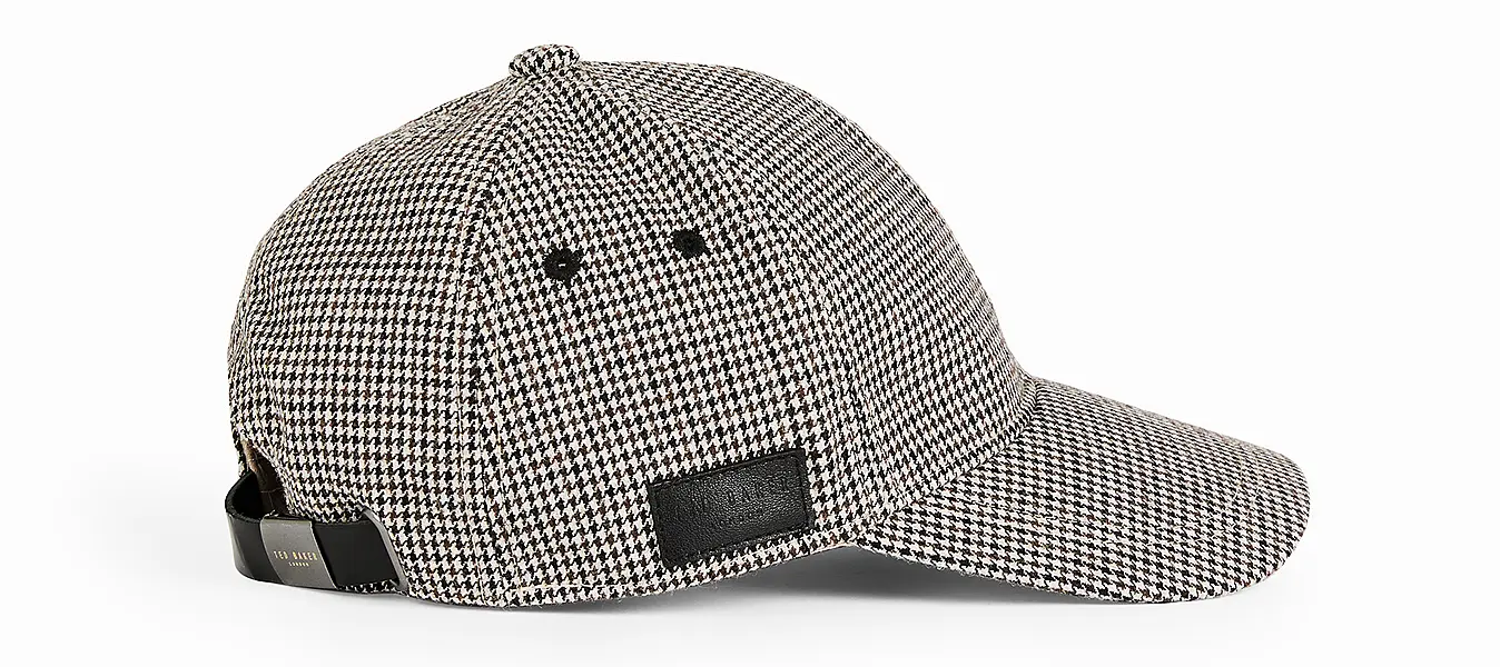 Ted Baker Raymend Puppytooth Baseball Cap