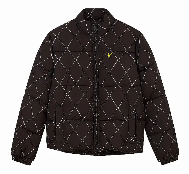 Lyle & Scott Argyle Puffer Jacket