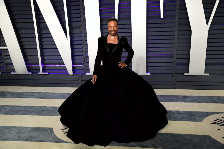 Billy Porter attending the Vanity Fair Oscar Party 2019