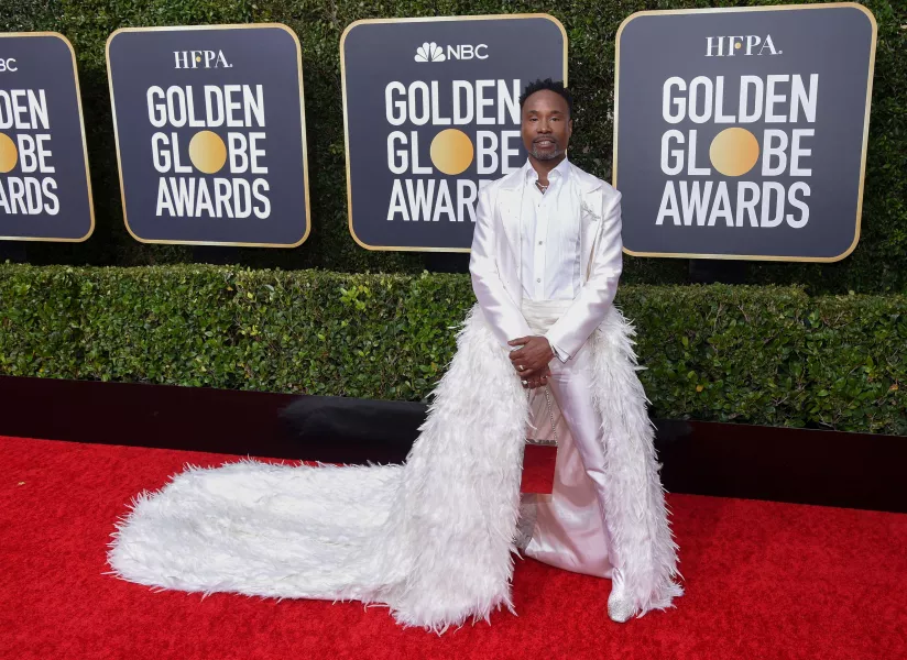 Billy Porter at the 2020 Golden Globes