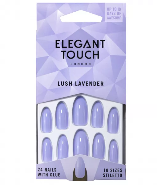Elegant Touch Lush Lavender Nails