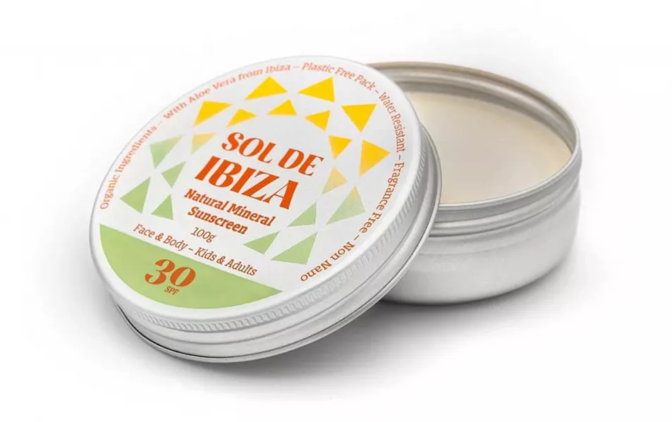 Sol De Ibiza Vegan & Organic Natural Sun Cream SPF30