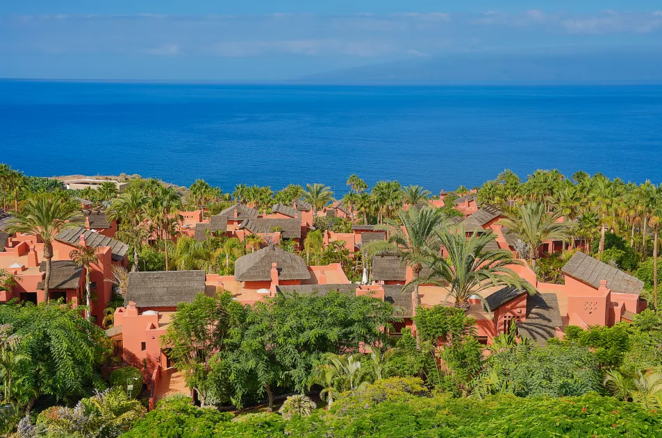 Panoramic view over the Ritz-Carlton Abama hotel in Tenerife