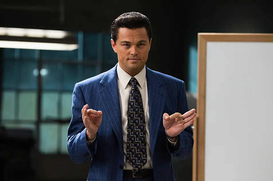 DiCaprio in Wolf of Wall Street