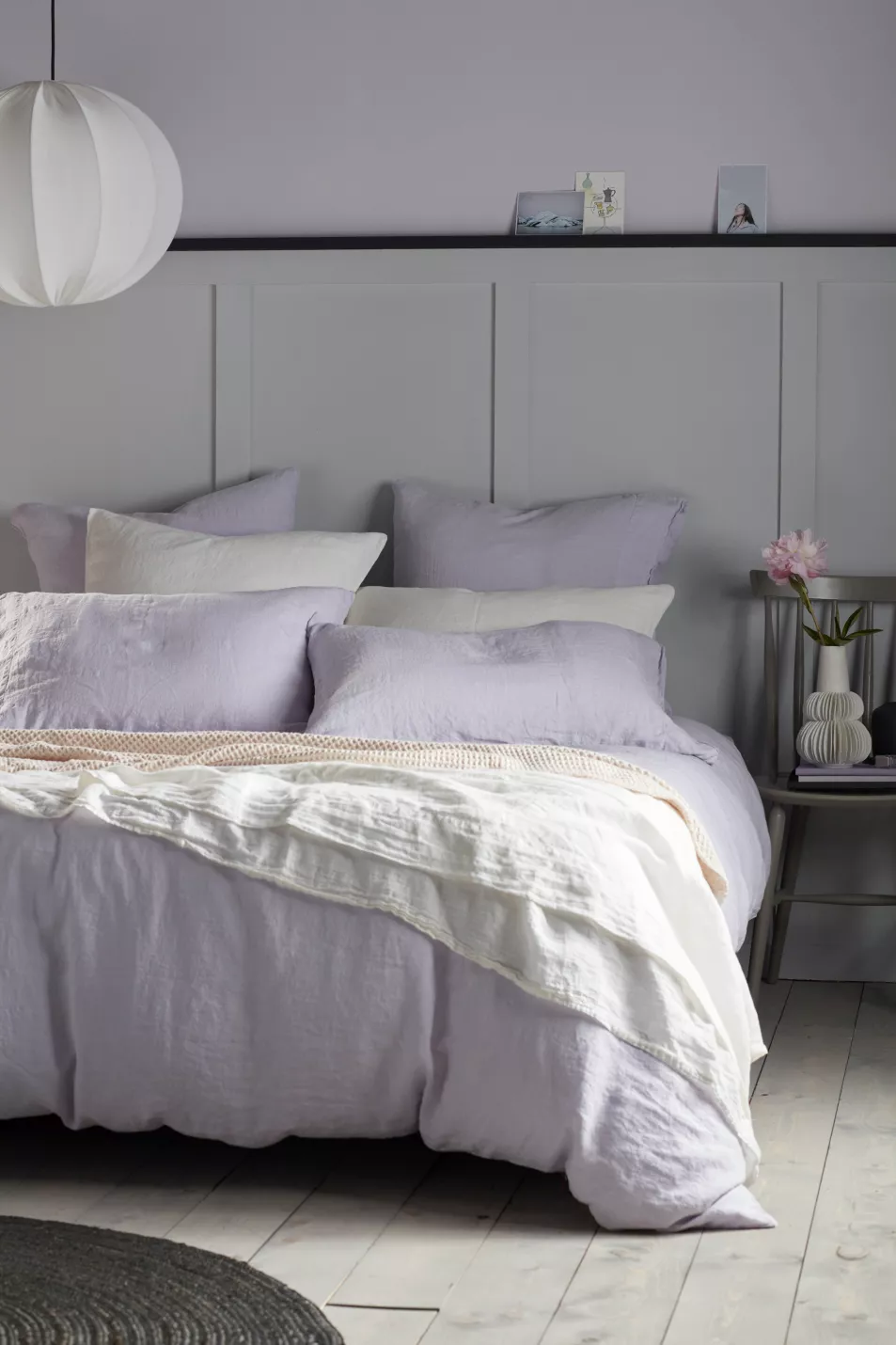 Lilac 100% Linen Bedding, Secret Linen Store