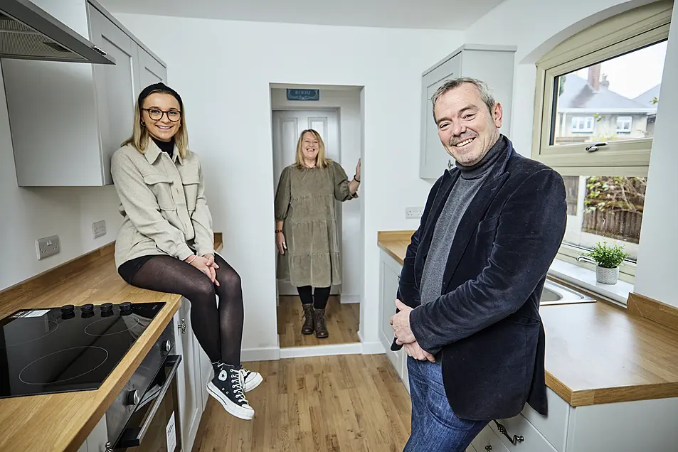 Paige, Sarah and Simon O'Brien 