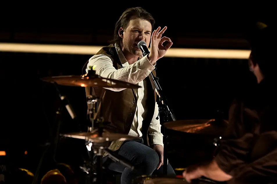 Morgan Wallen performs at the Billboard Music Awards