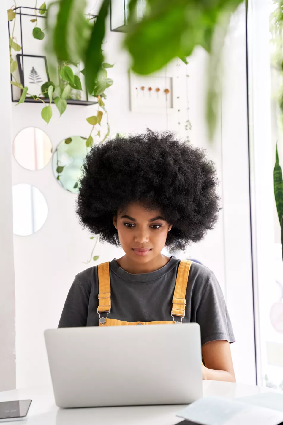 Woman working