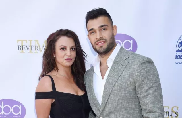 Britney Spears and Sam Asghari at the "2019 Daytime Beauty Awards" held at the Taglyan Complex