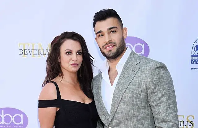 Britney Spears and Sam Asghari at the "2019 Daytime Beauty Awards" held at the Taglyan Complex