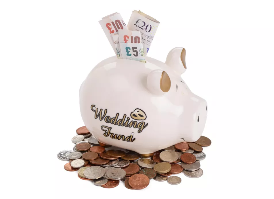 Wedding fund piggy bank
