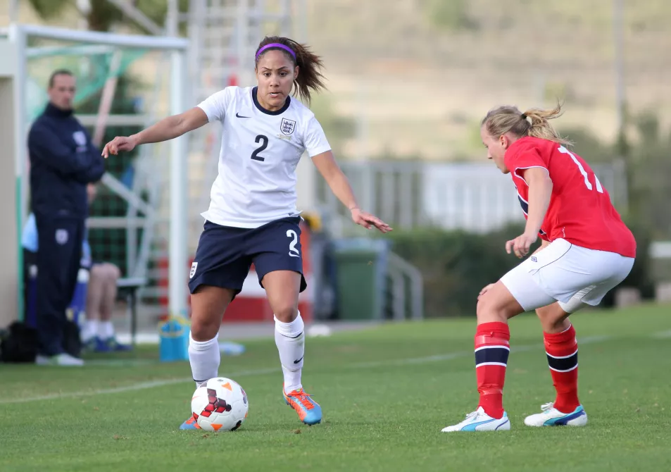 Alex Scott playing football