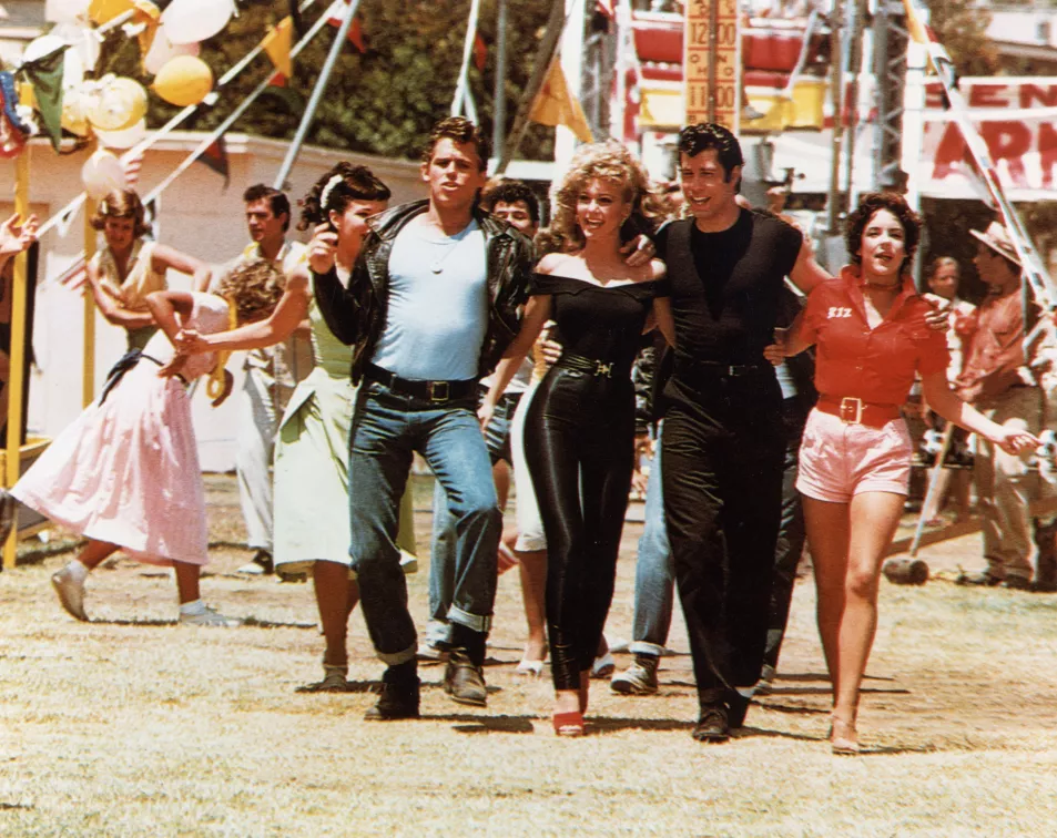 Was Sandy Wearing Nylon Spandex Jeans (Disco Pants) in Grease