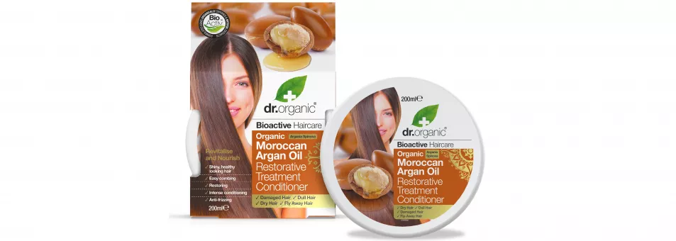 Dr Organic Moroccan Argan Oil Hair Treatment Serum, £15.49