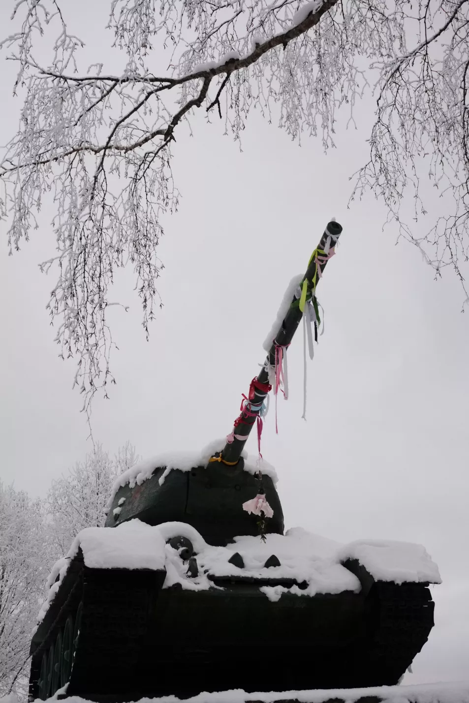 Russian tank monument