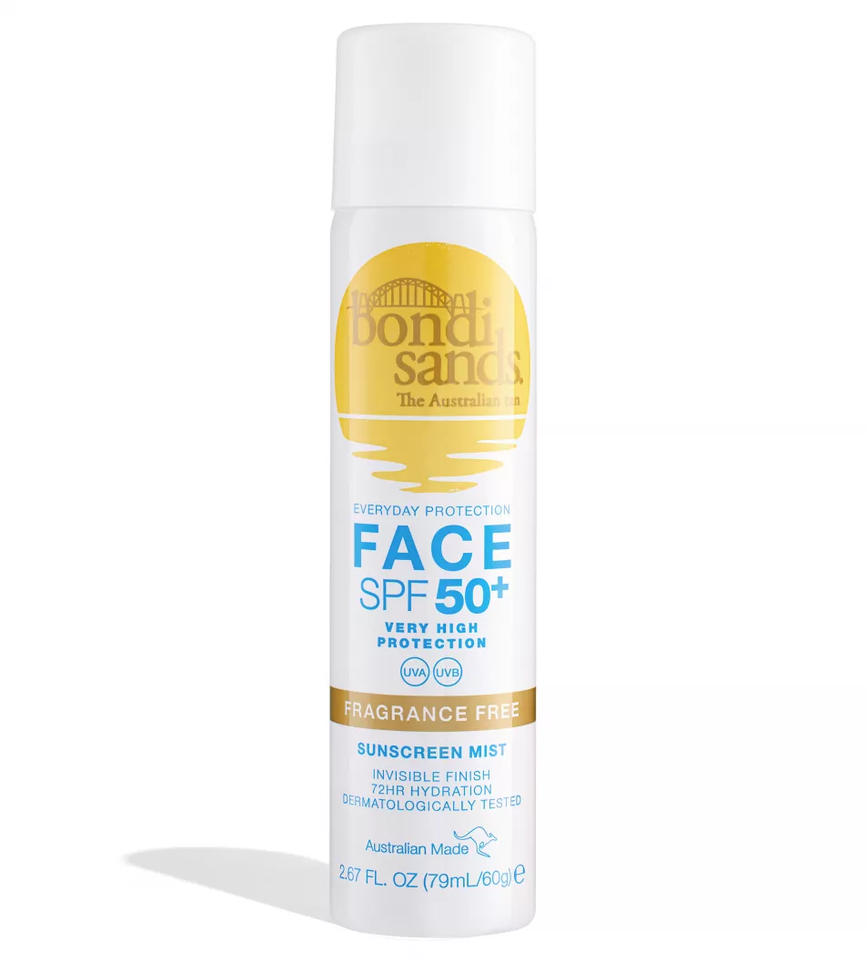 Bondi Sands SPF 50+ Fragrance Free Sunscreen Face Mist