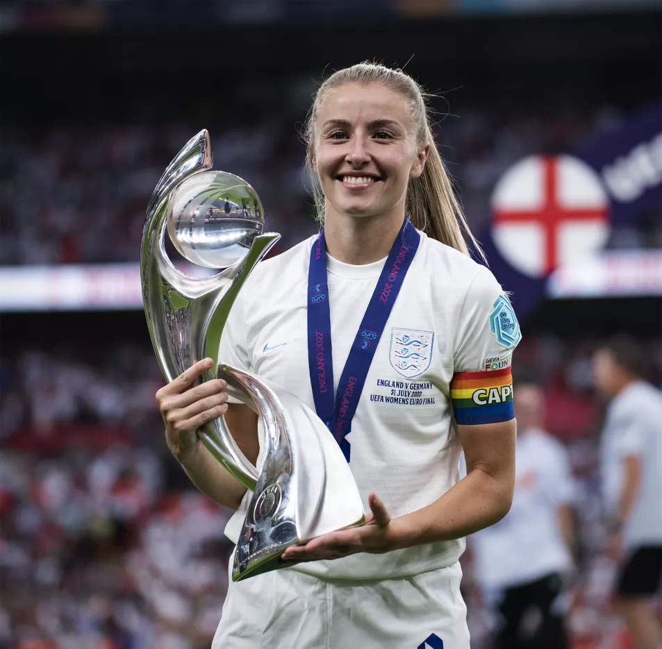 England football captain Leah Williamson (GirlsontheBall/PA)