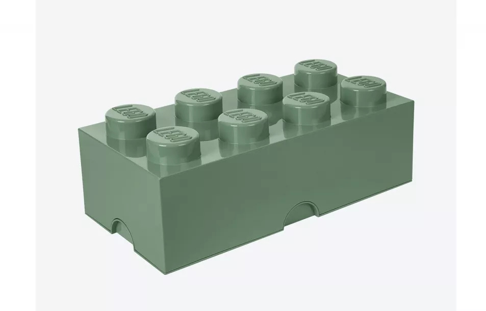 Lego Storage Brick 8 – Sand Green, Fy!