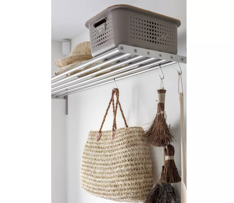 Grey SmartStore Basket – Medium – Base and Lid, A Place For Everything