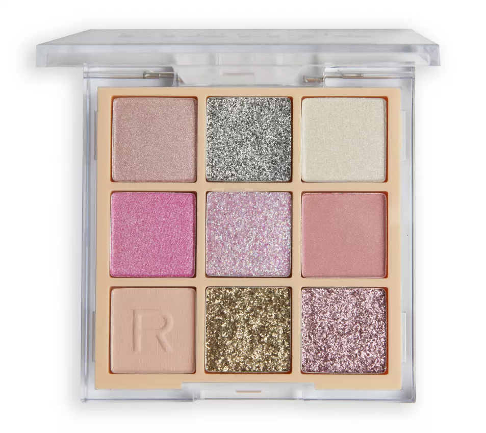 Revolution Ultimate Lights Eyeshadow Palette Feathered Pinks
