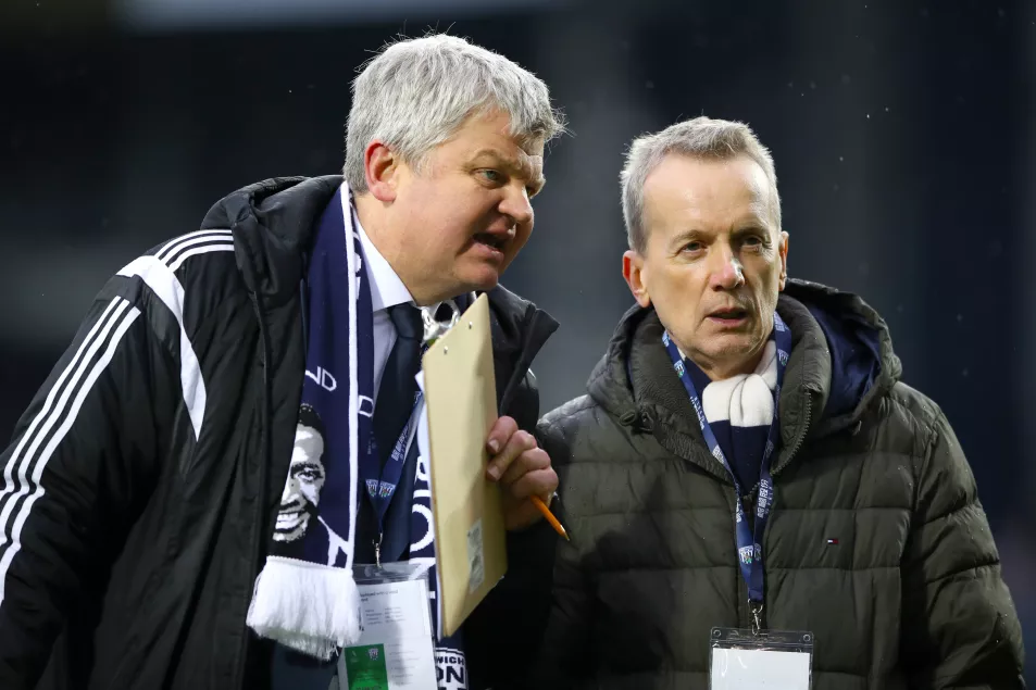 Adrian chiles and Frank Skinner (Nick Potts/PA)