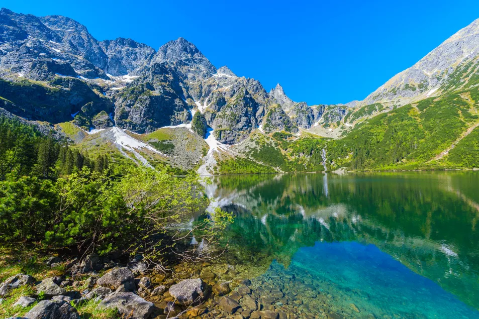 Morskie Oko lake in the Tatra Mountains (Alamy/PA)
