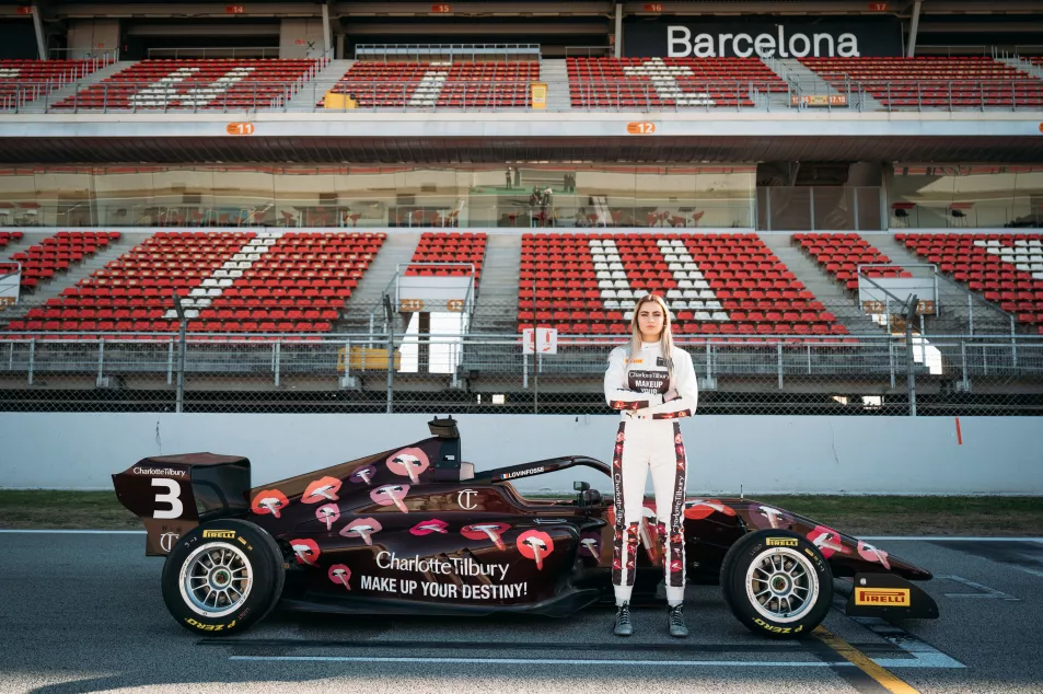 Charlotte Tilbury announces first sports sponsorship F1 Academy image 2