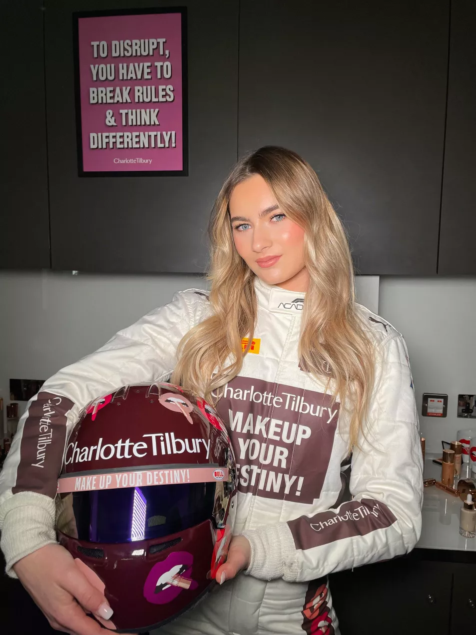 Lola Lovinfosse F1 Academy driver for Charlotte Tilbury
