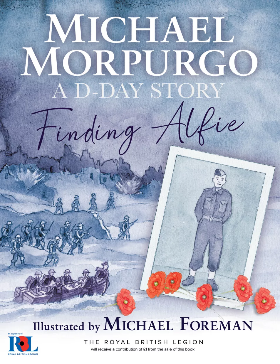 Finding Alfie: A D-Day Story by Michael Morpurgo, illustrated by Michael Foreman