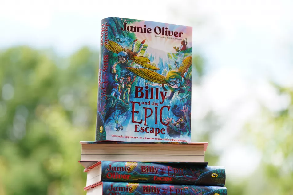 Billy and the Epic Adventure books, by Jamie Oliver
