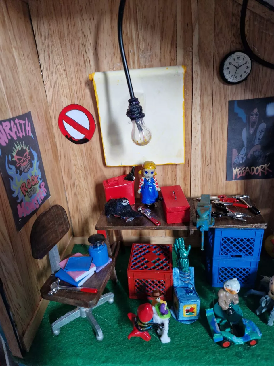 Room with toys inside 