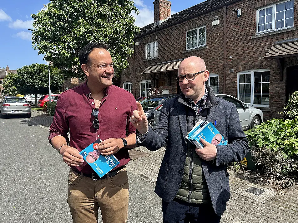 Leo Varadkar TD and Cllr Ray McAdam in Dublin