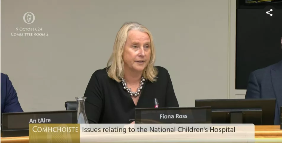 Fiona Ross, chairwoman of the National Paediatric Hospital Development Board